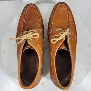 Vintage | Shoes | Vintage Hand Sewn Oxfords Mens 1d Tanned  display picture 3